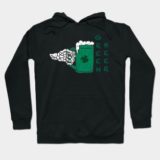 Skeleton Green Beer Hoodie